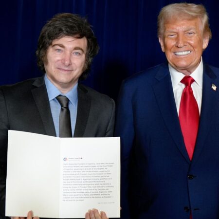 Trump felicitó a Milei: “El pueblo argentino justificó nuestra confianza en él”